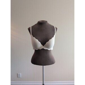 Victoria's Secret 36C Secret Embrace Push Up Bra Subtle Animal Print Vintage